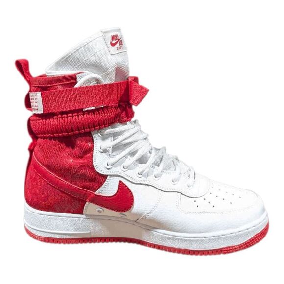NIKE SF Air Force 1 High 'University Red' Sneakers Size 13 - Picture 6 of 9